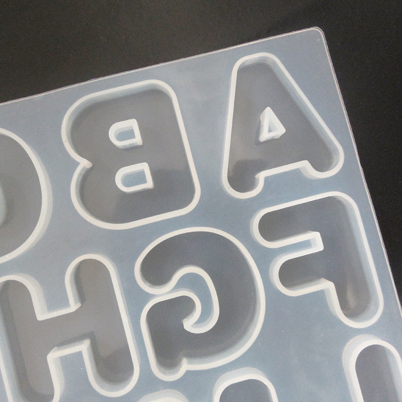 26-Letter Silicone Alphabet Molds b2
