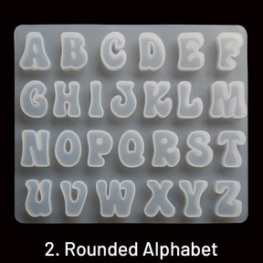 26-Letter Silicone Alphabet Molds sku-2