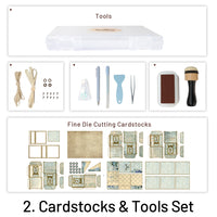 2. Cardstocks y herramientas establecidas