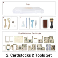 2. Cardstocks y herramientas establecidas