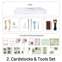 2. Cardstocks y herramientas establecidas