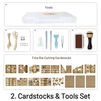 2. Cardstocks & Tools Set
