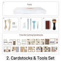 2. Cardstocks & Tools Set