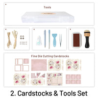 2. Cardstocks y herramientas establecidas