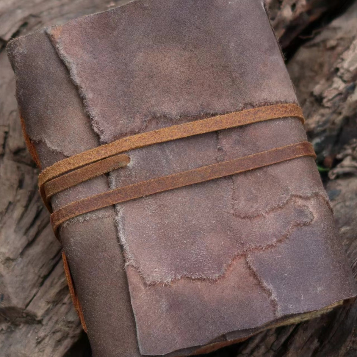 Rustic Notebook Handcrafted Vintage Leather Notebook with Bandage | Stamprints