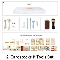 2. Cardstocks y herramientas establecidas