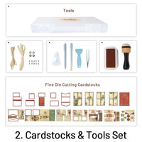 2. Cardstocks & Tools Set