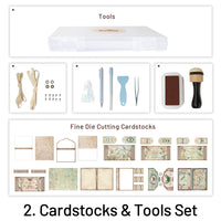 2. Cardstocks & Tools Set
