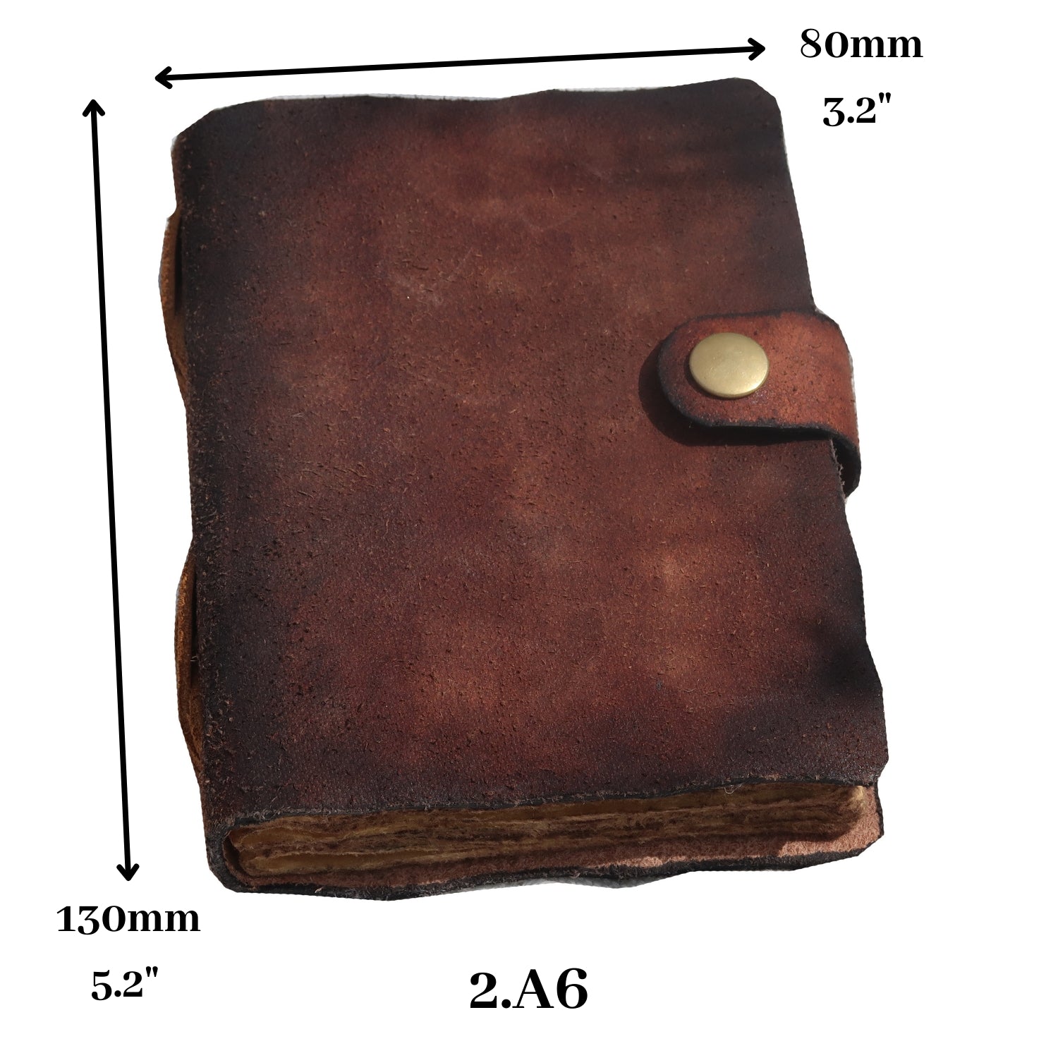 Handcrafted Leather Enchanted Vintage Notebook With  Belt Buckle311