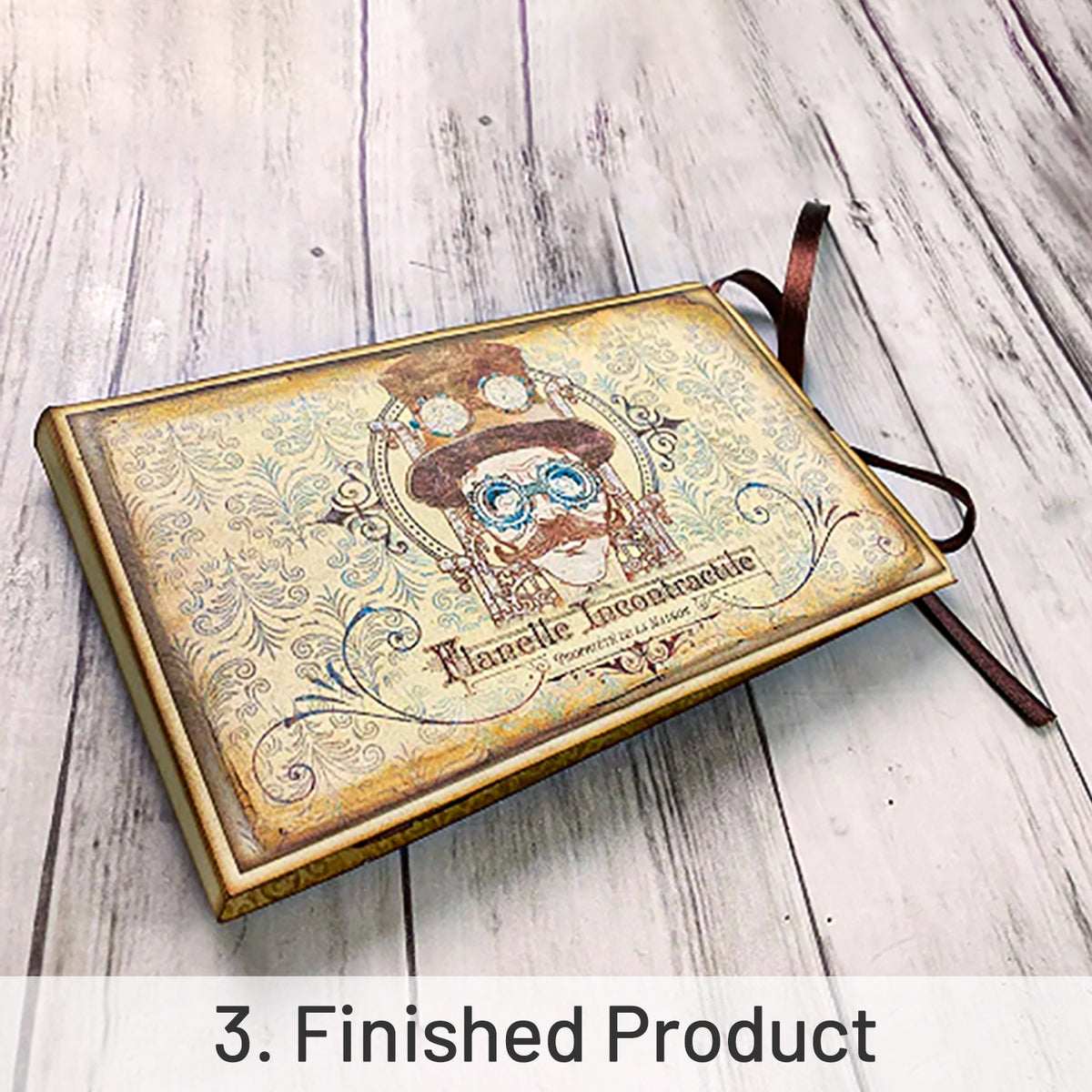 Medieval Steampunk Junk Journal Kit - Handmade Folio by Stamprints