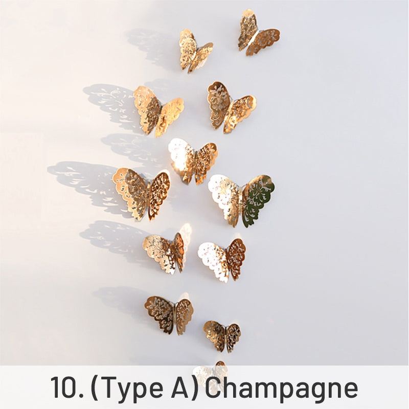 3D Hollow Butterfly Paper Decoration sku-10