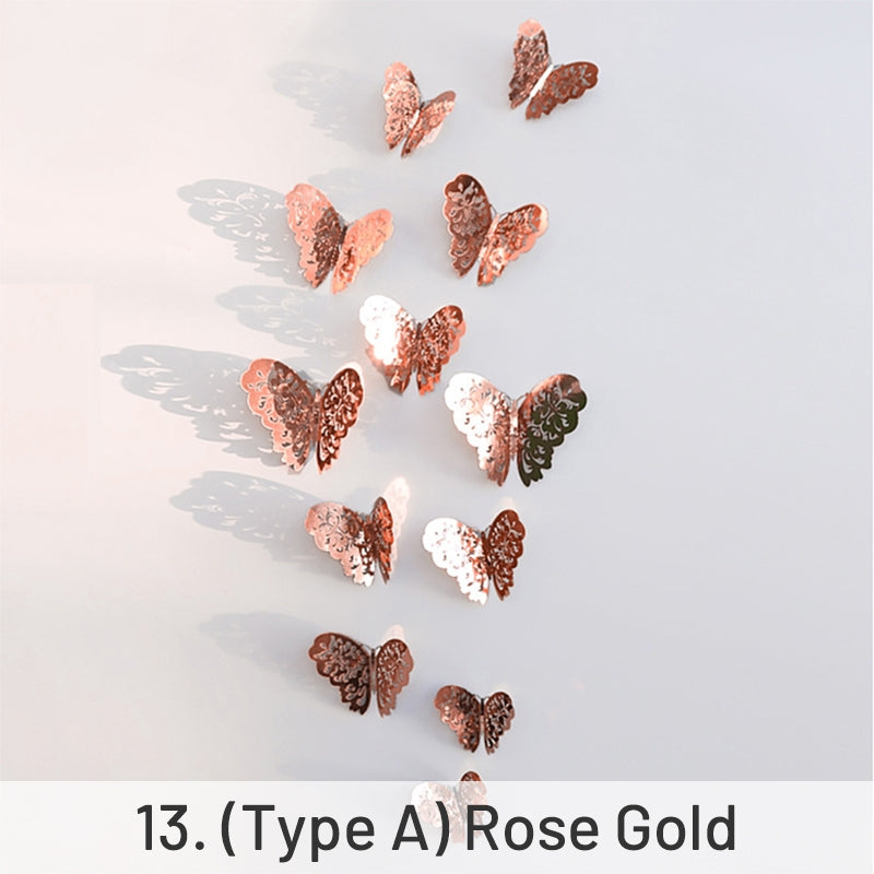 3D Hollow Butterfly Paper Decoration sku-13