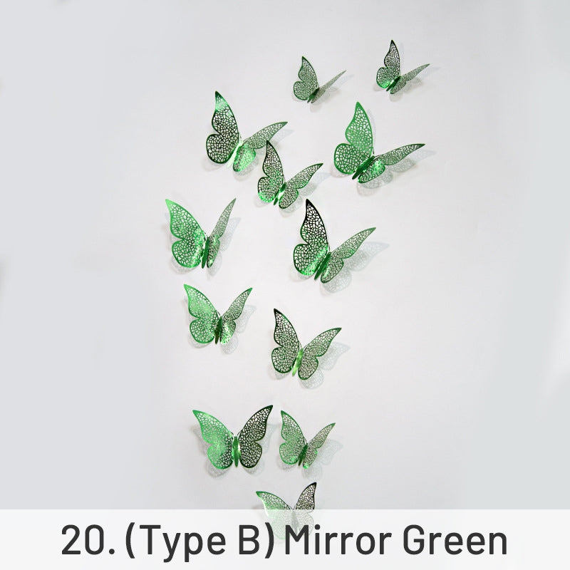 3D Hollow Butterfly Paper Decoration sku-20