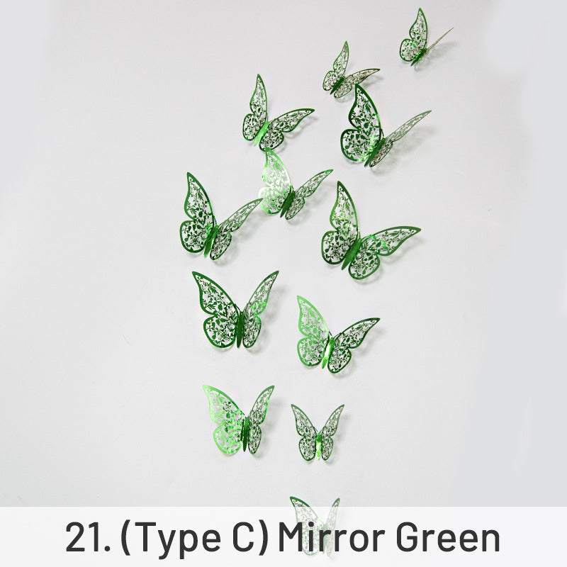 3D Hollow Butterfly Paper Decoration sku-21