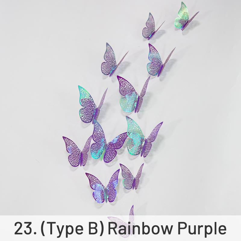 3D Hollow Butterfly Paper Decoration sku-23