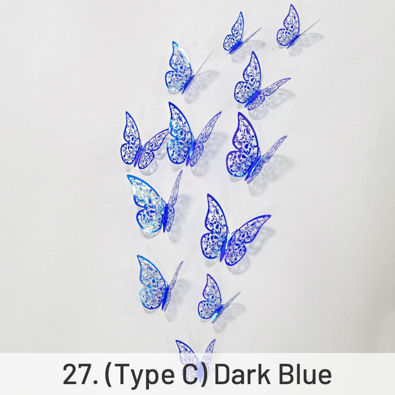 3D Hollow Butterfly Paper Decoration sku-27