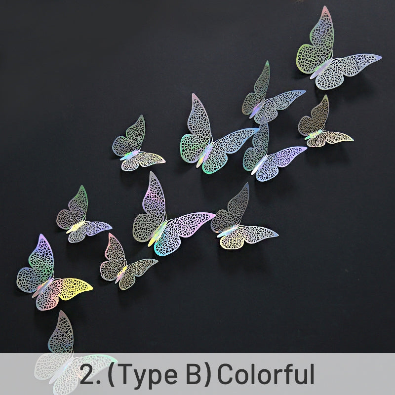 3D Hollow Butterfly Paper Decoration sku-2