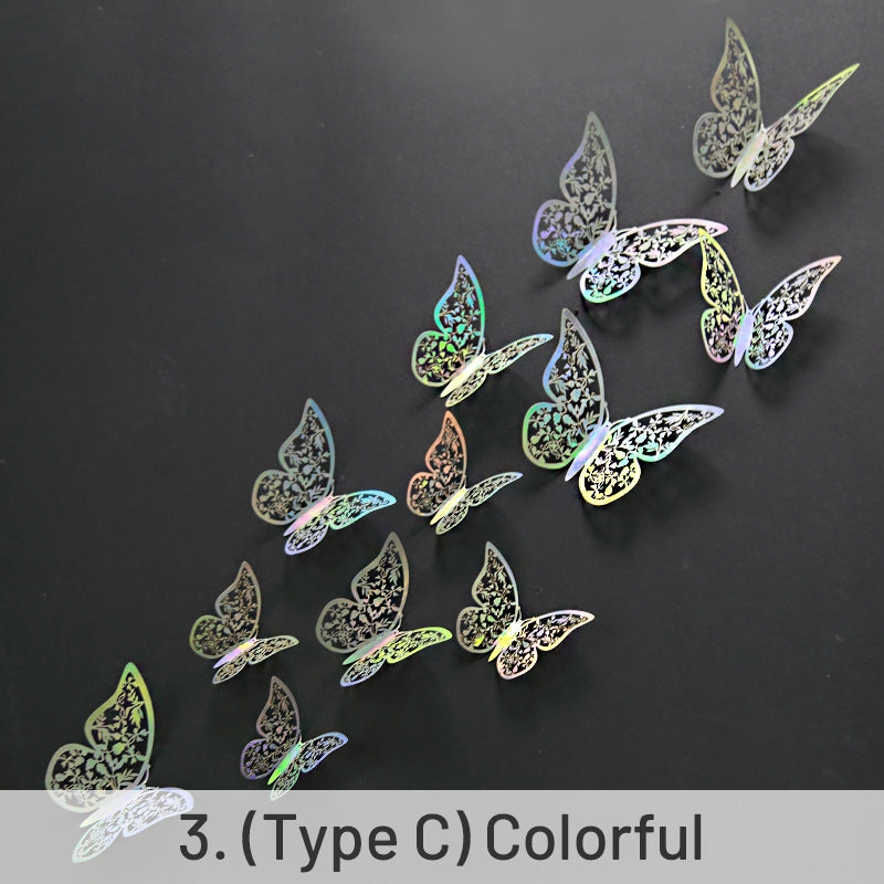 3D Hollow Butterfly Paper Decoration sku-3