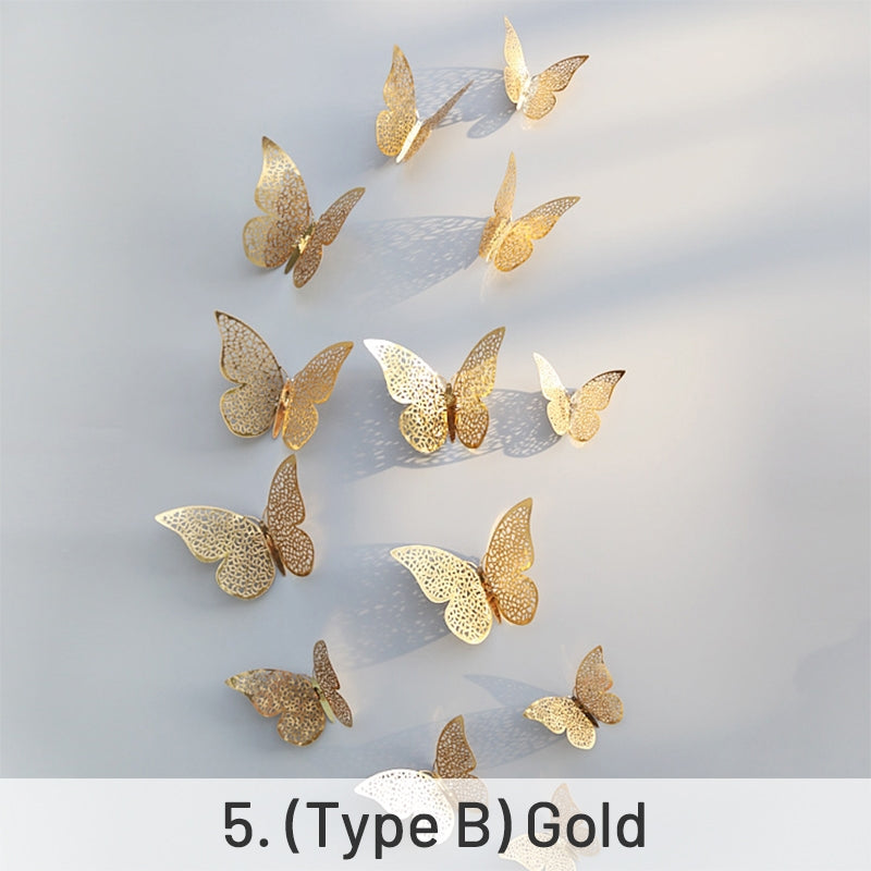 3D Hollow Butterfly Paper Decoration sku-5