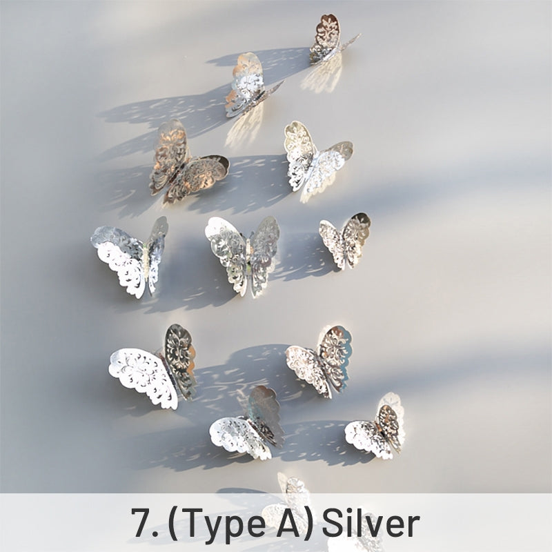 3D Hollow Butterfly Paper Decoration sku-7