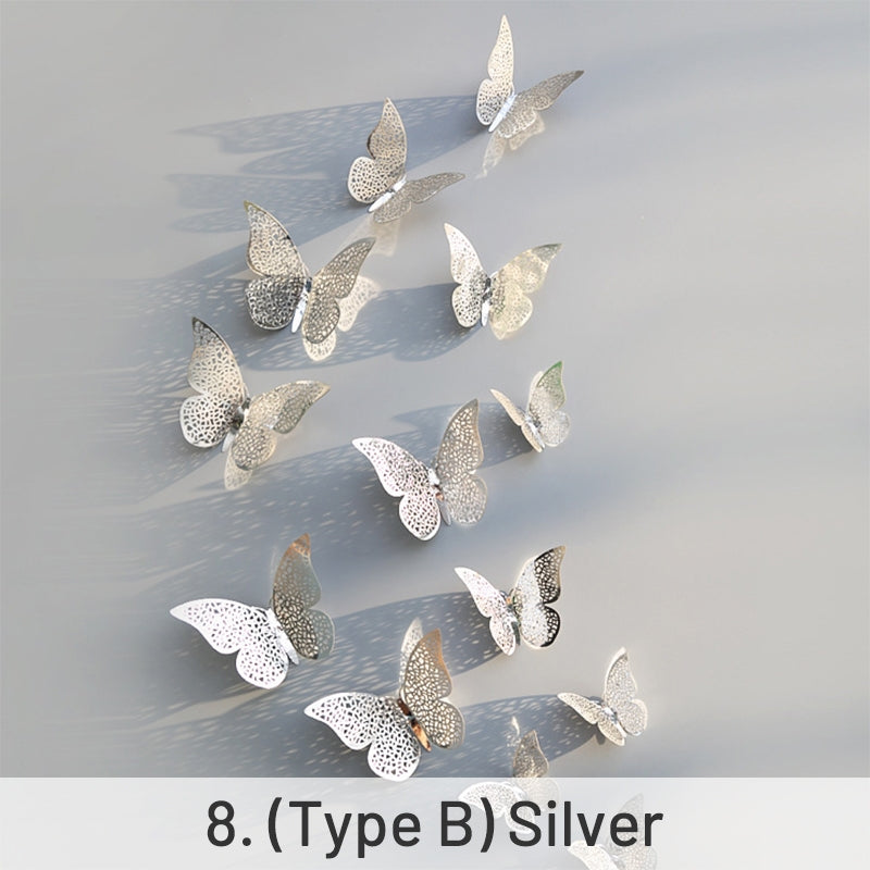 3D Hollow Butterfly Paper Decoration sku-8