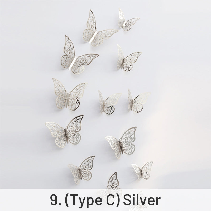 3D Hollow Butterfly Paper Decoration sku-9
