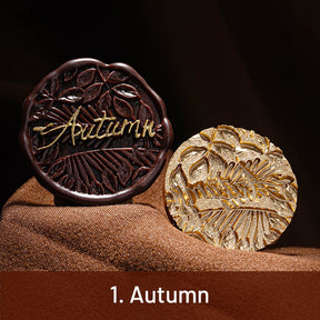 3D Relief Autumn Wax Seal Stamp (6 Designs) sku-1