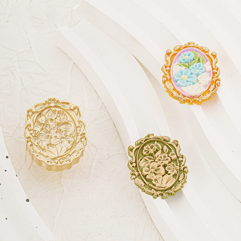 3D Relief Flower Wax Seal Stamp  (3 Design) b3