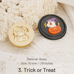 3D Relief Halloween Wax Seal Stamp (5 Design ) sku-3