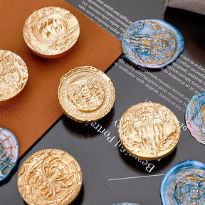 3D Relief Halloween Wax Seal Stamps (5 Designs) a