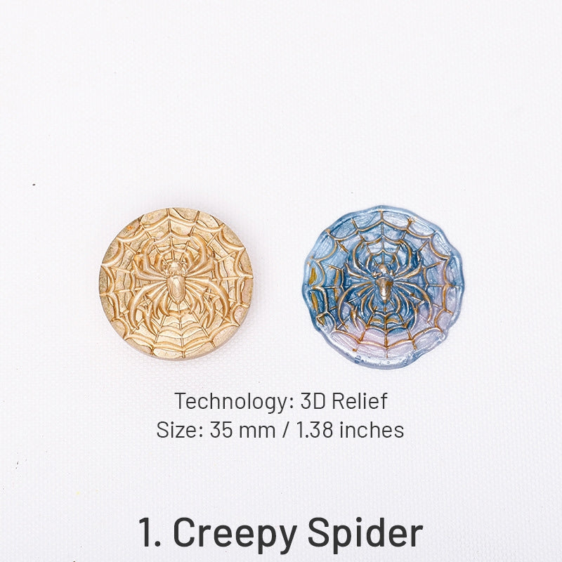 3D Relief Halloween Wax Seal Stamps (5 Designs) sku-1