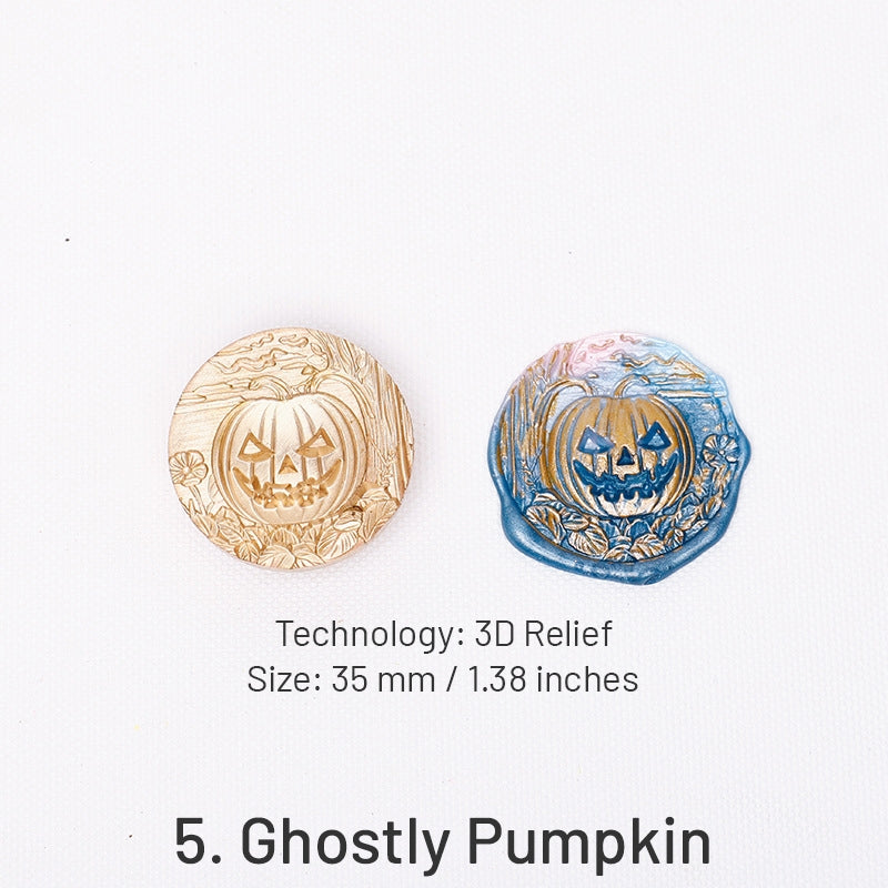 3D Relief Halloween Wax Seal Stamps (5 Designs) sku-5