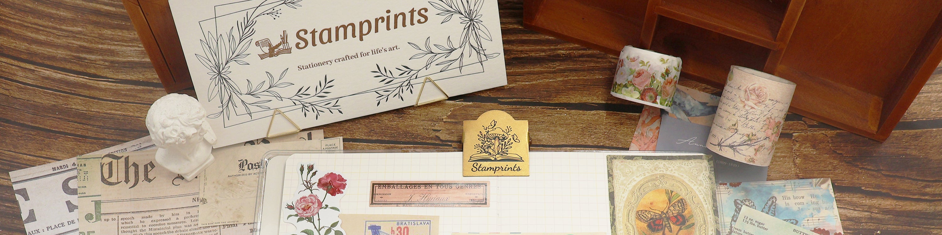 Scrapbook - Sticker & Tape & Paper & Journal & Notebook  - Stamprints
