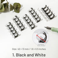 1. Black and White-5 pcs