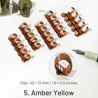 5. Amber Yellow-5 pcs