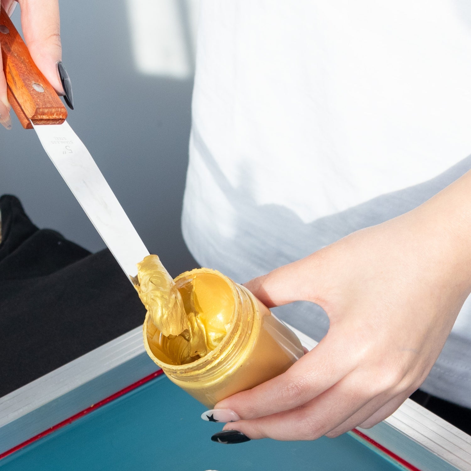 Inch Screen Printing Ink Mixing Spatula8