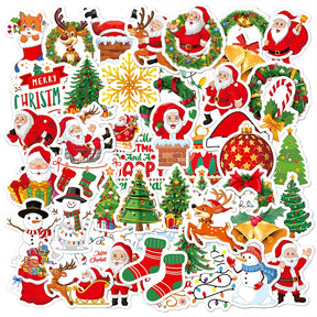 Christmas Holographic Hot Stamping Vinyl Stickers - Stamprints1