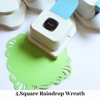 4.Square Raindrop Wreath