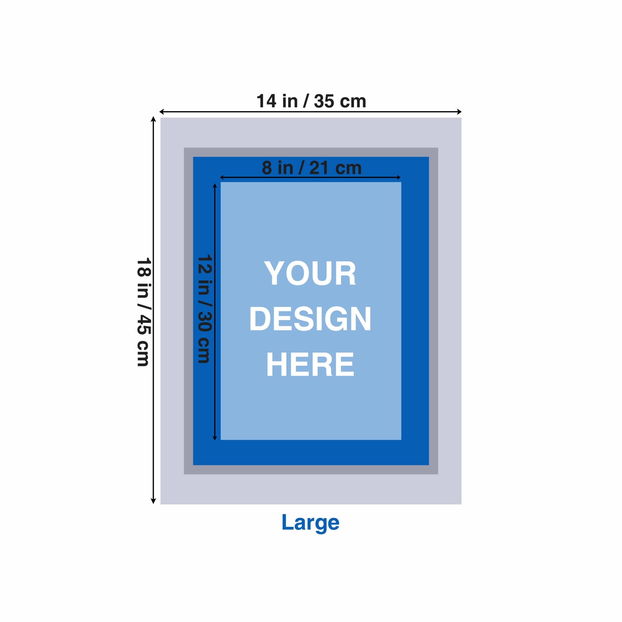 Custom Pre-burned Aluminum Screen Printing Frame Size 3