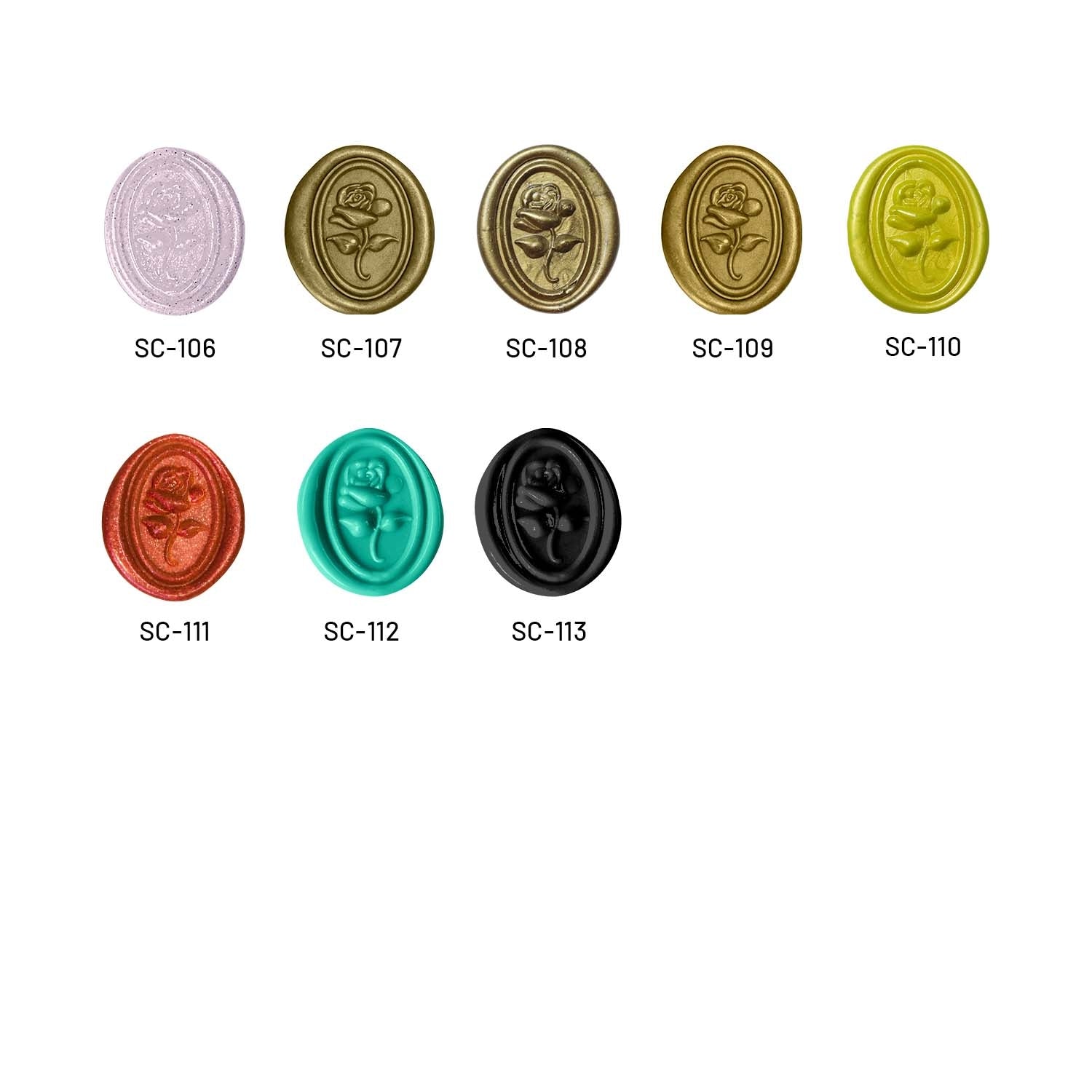 Sealing Wax Stick(113 Colors)色盘106-113