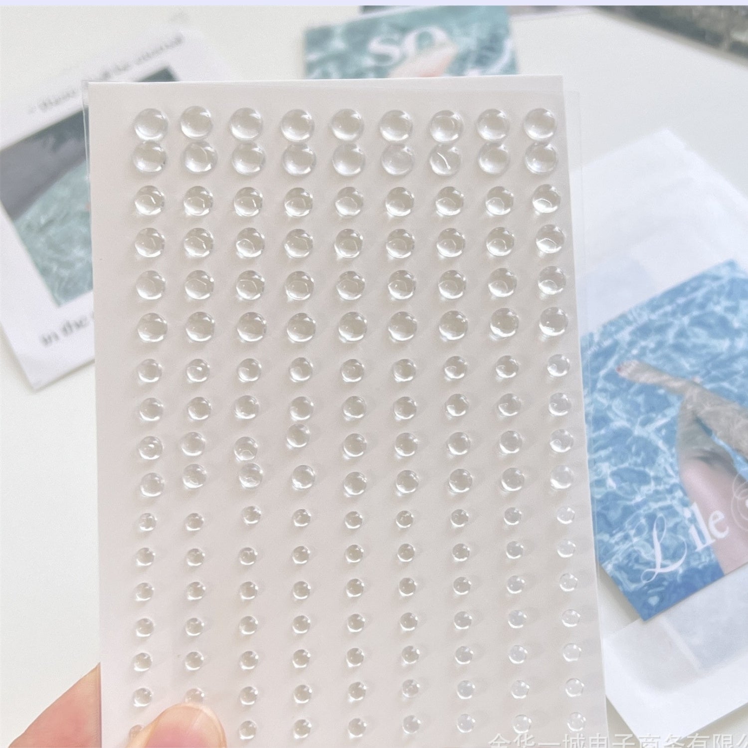 Crystal Clear Water Drop Stickers | Stamprints Home Decor