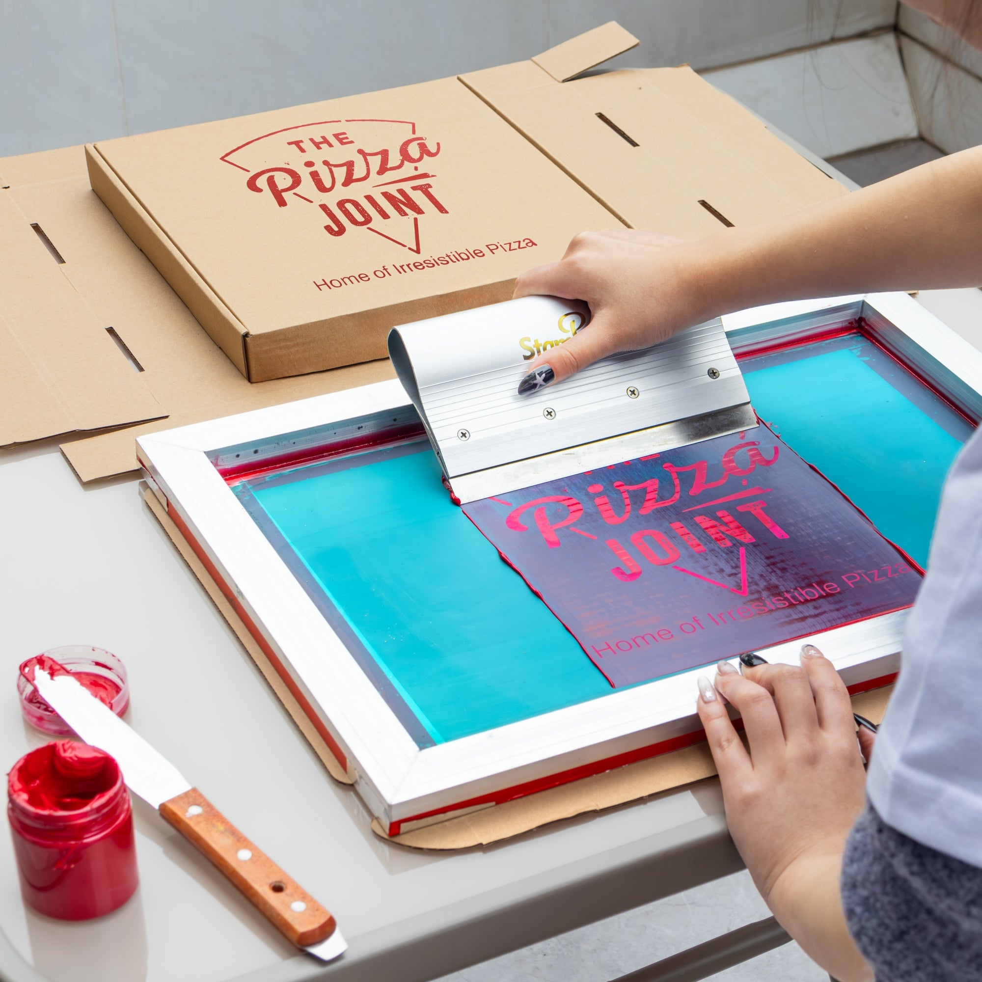 Custom Pre-burned Aluminum Screen Printing Frame