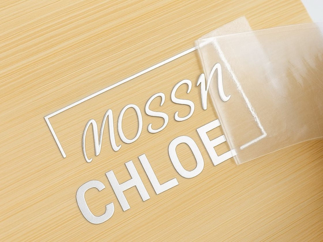 Custom 3D Metallic Business Logo Self-Adhesive Transfer Stickers raised