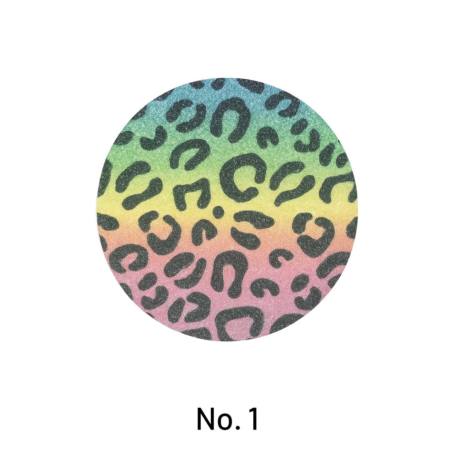 Colorful Pattern Frosted Glitter PaperNo. 1