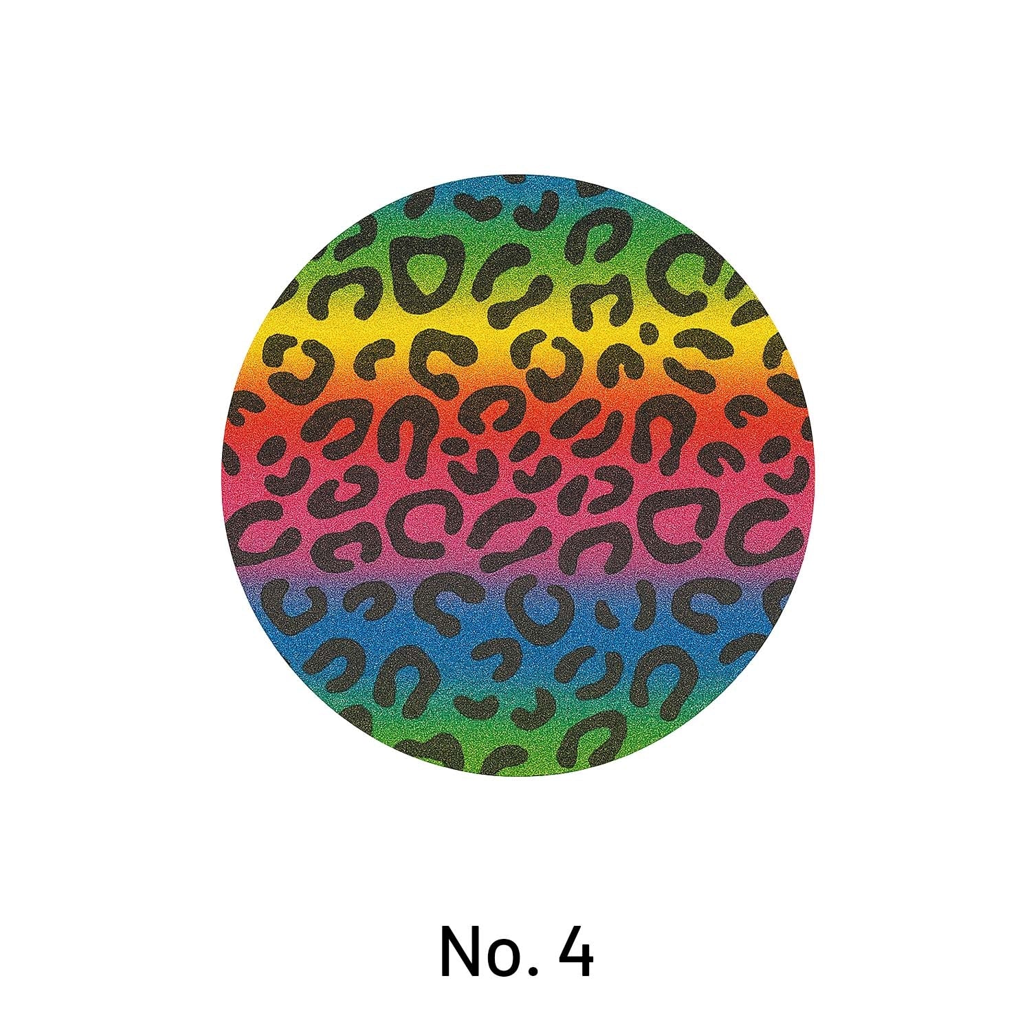 Colorful Pattern Frosted Glitter PaperNo. 4