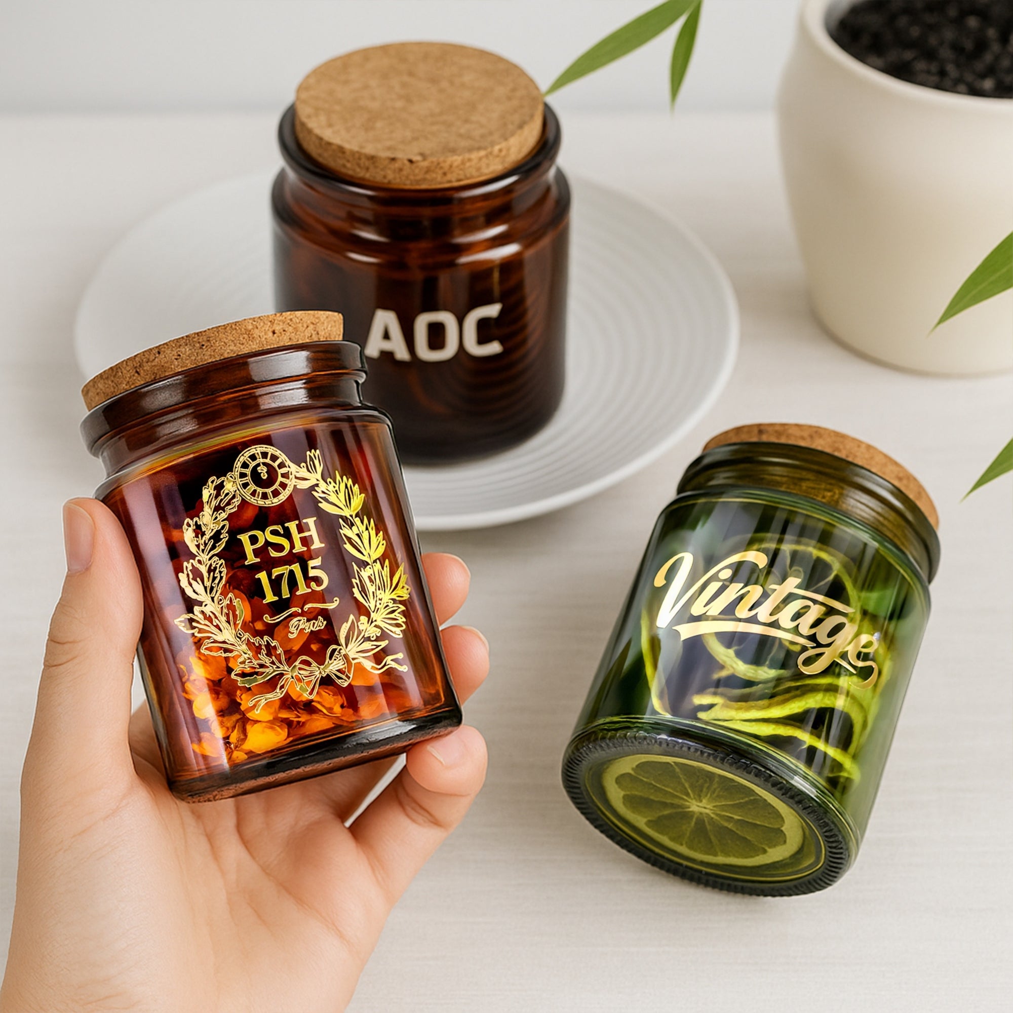 Custom 3D Metallic Business Logo Self-Adhesive Transfer Stickers 24