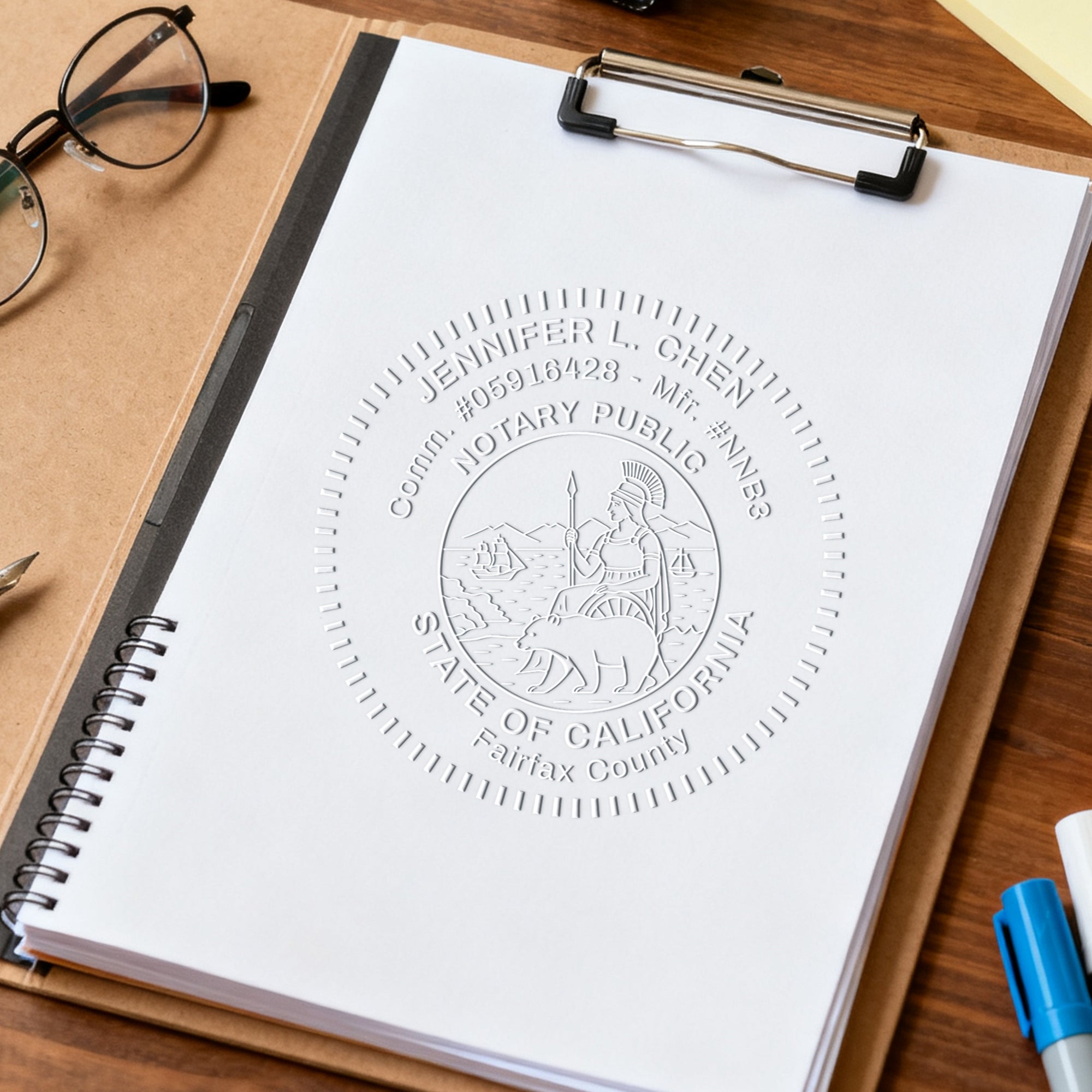 Custom Design Desktop Embossers with Your Artwork - 52mm Large Edition - Stamprints121