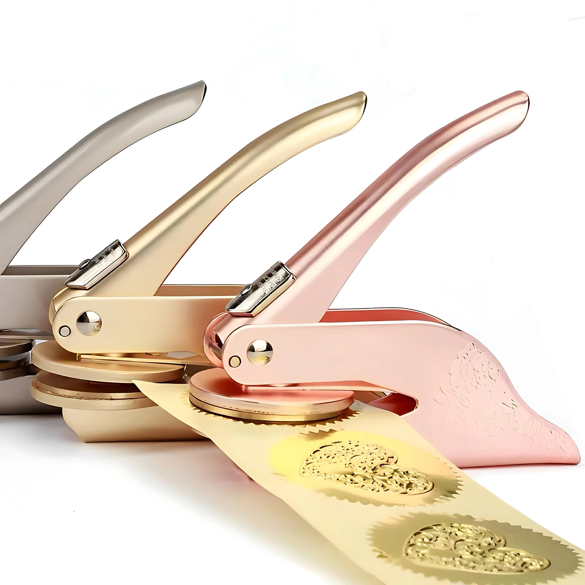 Solitaire Embosser Custom Design Embosser - Professional Seal for Books & Business Cards