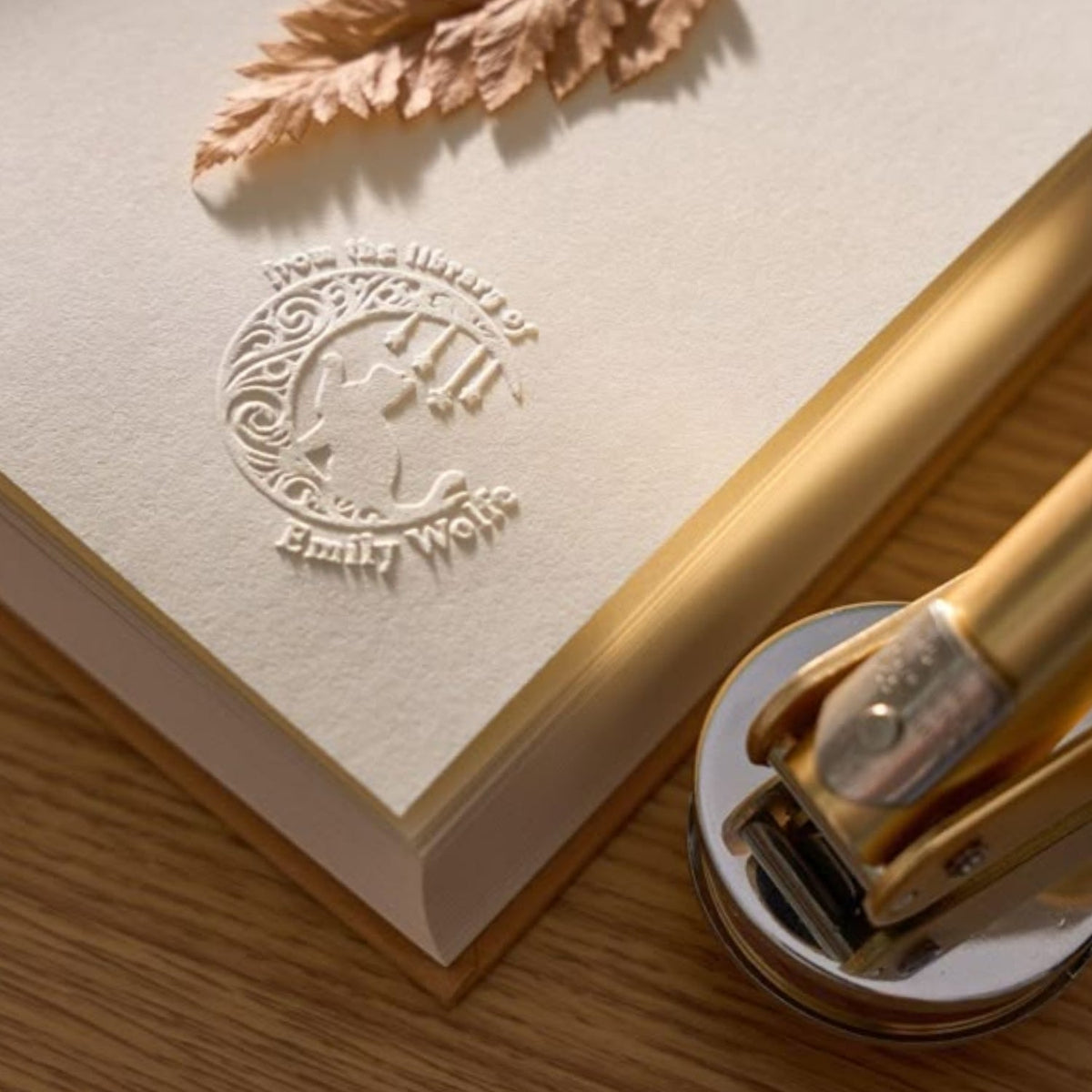 Custom Design Embosser - Professional Seal for Books & Business Cards ...