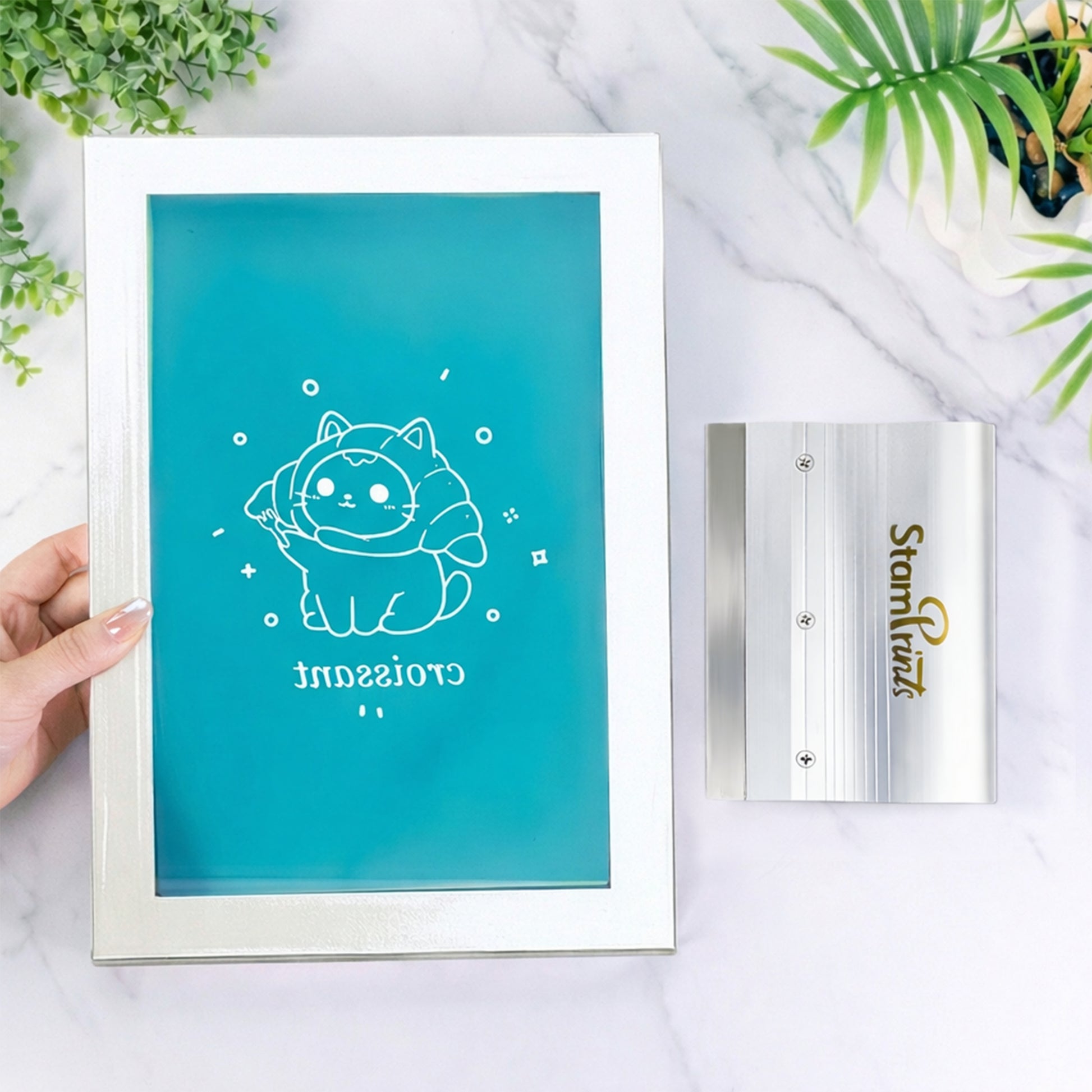 Custom Pre-burned Aluminum Screen Printing Frame2